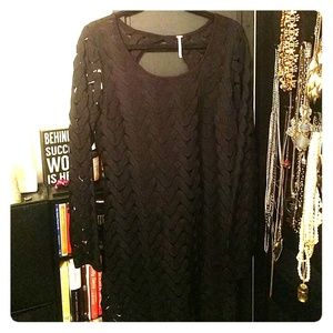 Black long sleeved dress